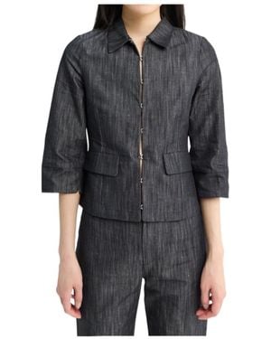 Paloma Wool Valeva Hook-Fastening Shirt - Black