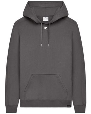 Courreges Courrèges Oversized Hoodie - Grey