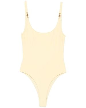 Versace Medusa-Hardware Swimsuit - Natural