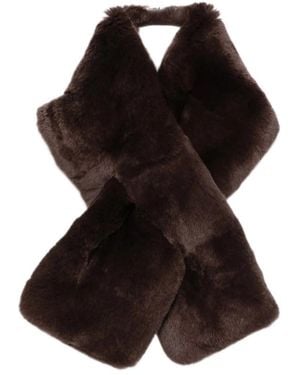 Yves Salomon Logo Square Scarf - Multicolor