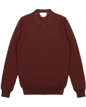 Ferragamo Lapel Jumper - Red