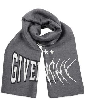 Givenchy Pattern Scarf - Grey