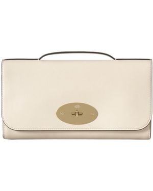 Mulberry Lily Clutch Bag - Natural