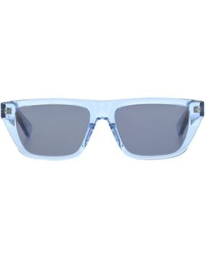 Bottega Veneta Logo Sunglasses - Blue
