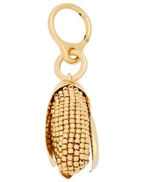 Loewe Beaded Corn Charm - Metallic