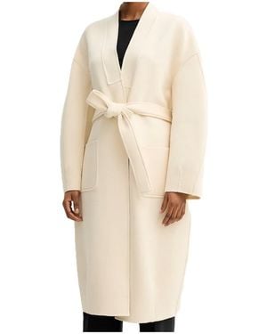 Max Mara Diletta Long-Sleeved Coat - Natural
