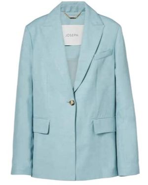 JOSEPH Rochd Chambray Blazer - Blue