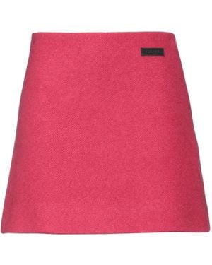 Ganni Brand Logo Skirt - Pink