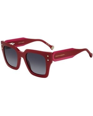 Carolina Herrera Square Frame Full Rim Sunglasses - Multicolour