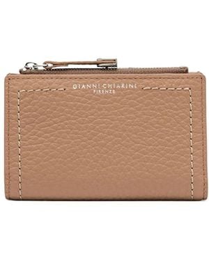 Gianni Chiarini Grain Compact Wallet - Brown