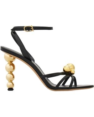 Ferragamo Heeled Sandals "Karina" - White