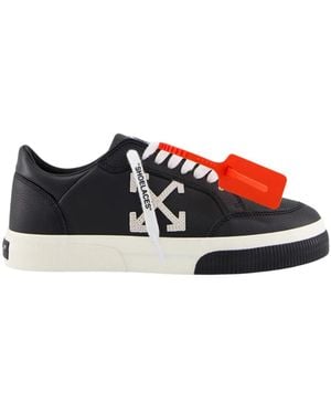 Off-White c/o Virgil Abloh New Low Vulcanized Lace-Up Trainers - Red