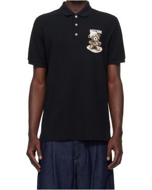 Moschino Short-Sleeved Polo Shirt - Blue