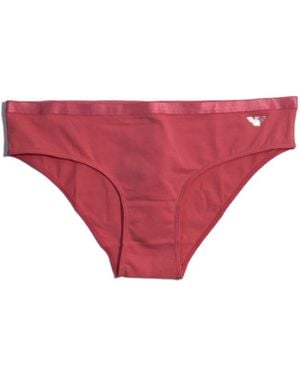 Emporio Armani Logo Briefs Pants - Pink