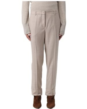 Incotex Mid-Rise Cropped Pants - Gray