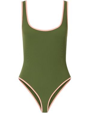 Johanna Ortiz Ribbed Onepiece - Green