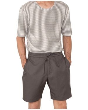 Officine Generale Officine Générale Phill Drawstring Shorts - Grey