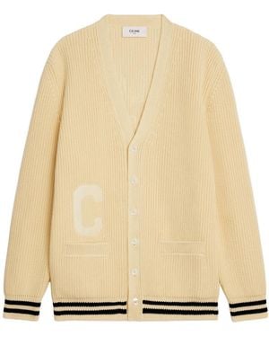 Celine College Cardigan - Natural
