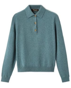 Loro Piana Classic Polo Shirt - Blue