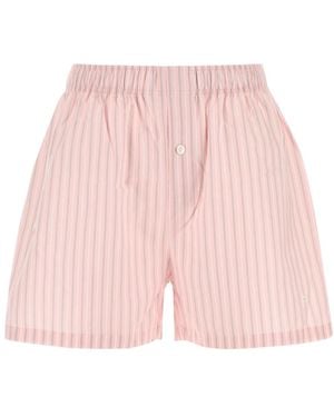 Philosophy Di Lorenzo Serafini Striped Slip Shorts - Pink