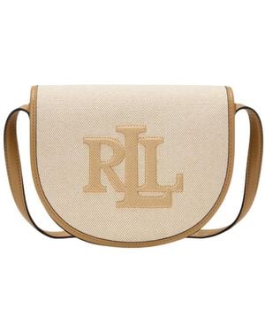 Ralph Lauren Flap Shoulder Bag - Natural