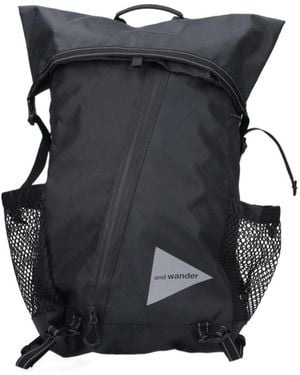 and wander Ecopak 18L Backpack - Black