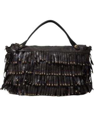Campomaggi Top-Handle Shoulder Bag - Black