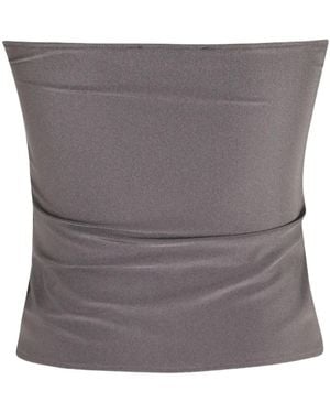 Coperni Multi Buckle Top - Grey