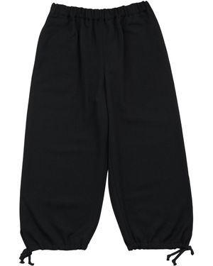 Comme des Garçons Elastic Waist Casual Trousers - Black