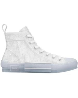 Dior B23 High-Top Trainer - White