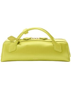 Alaïa Double-Handled Clutch - Yellow