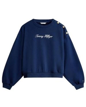 Tommy Hilfiger Long-Sleeved Sweatshirt - Blue