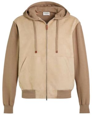 Tod's Long-Sleeved Casual Jacket - Natural
