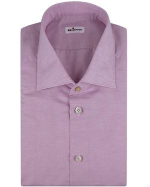 Kiton Logo Shirt - Purple