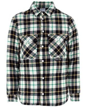 Marcelo Burlon County Of Milan Padded Pocket Checked Shirt - White