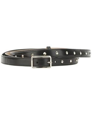 McQueen Double Strap Belt - White