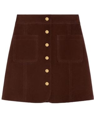 Celine Short Skirt - Brown