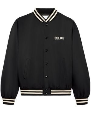 Celine Loose Teddy Jacket - Black