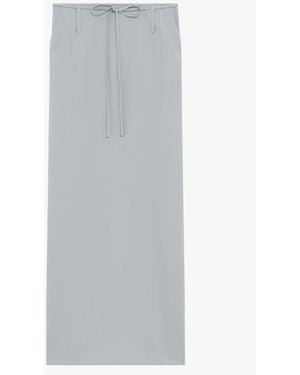 IRO Belt Loop Midi Skirt - Gray