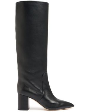 Paris Texas Pointed Toe Boots - Black
