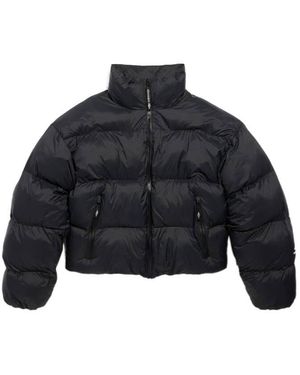 Balenciaga Ski Cropped Puffer Jacket - Blue