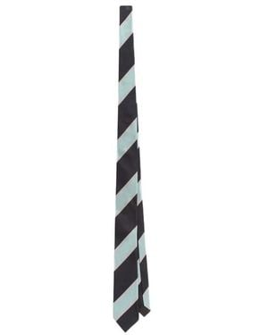 Dolce & Gabbana Striped Tie - White