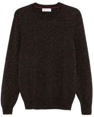 Brunello Cucinelli Cashmere-Blend Jumper - Orange