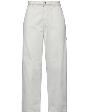 Maison Margiela Solid Colour Casual Trousers - White