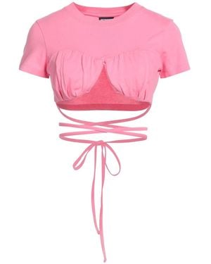 Jacquemus Short-Sleeved Top - Pink