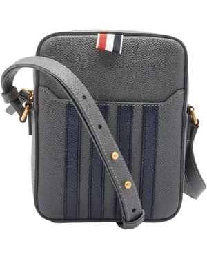 Thom Browne Logo Shoulder Bag - Gray