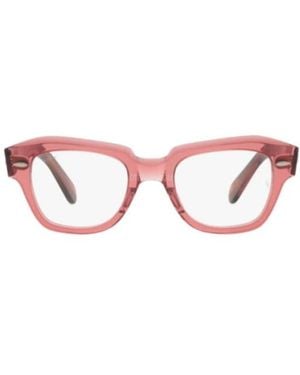 Ray-Ban Logo Flat Mirror - Pink