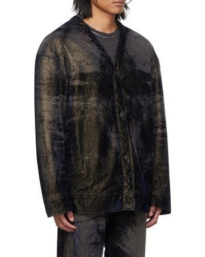 DIESEL D-Conf Cotton Bomber Jacket - Black