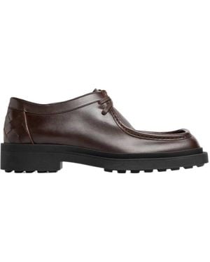 Bottega Veneta Ben Lace-Up Shoes - Brown