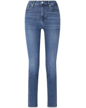 FRAME The Pencil High-Waisted Jeans - Blue